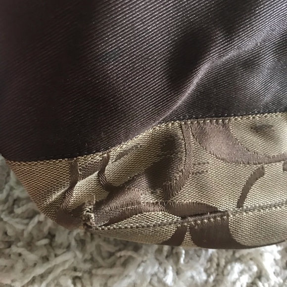 Coach Signature Striped Tote Handbag - Picture 4 of 7